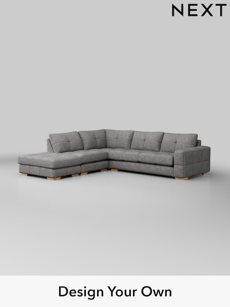 Chunky Boucle Easy Clean/Light Grey Brooke Deep Sit (H34227) | £2,825