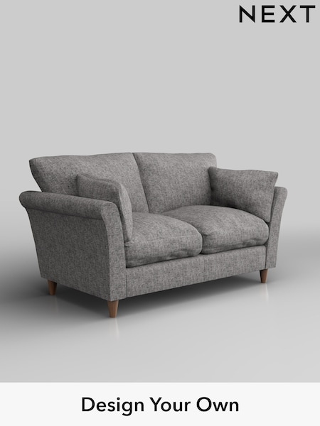 Chunky Boucle Easy Clean/Light Grey Hartley Relaxed Sit (H34231) | £1,075