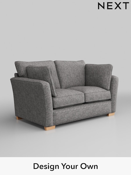 Chunky Boucle Easy Clean/Light Grey Heath Highback (H34232) | £1,025