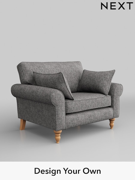 Chunky Boucle Easy Clean/Light Grey Mallory (H34234) | £725