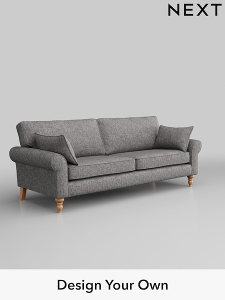 Chunky Boucle Easy Clean/Light Grey Mallory (H34234) | £1,099