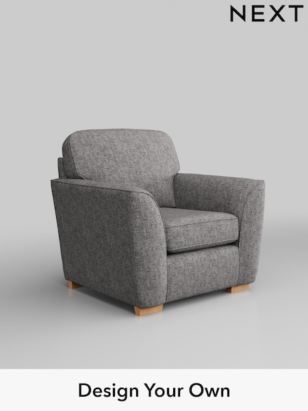 Chunky Boucle Easy Clean/Light Grey Malvern (H34237) | £625