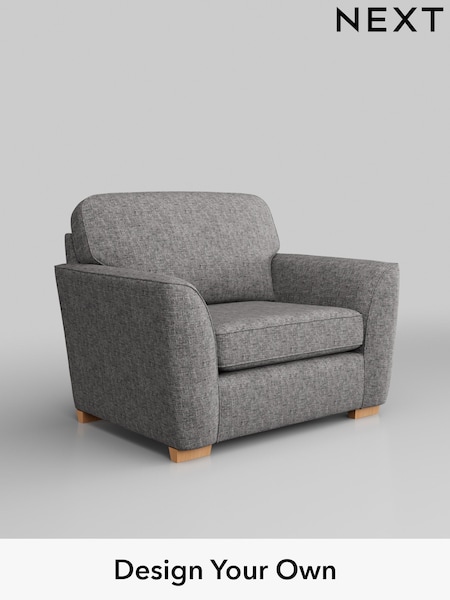 Chunky Boucle Easy Clean/Light Grey Malvern (H34237) | £725