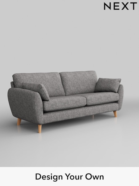 Chunky Boucle Easy Clean/Light Grey Wilson (H34241) | £1,099