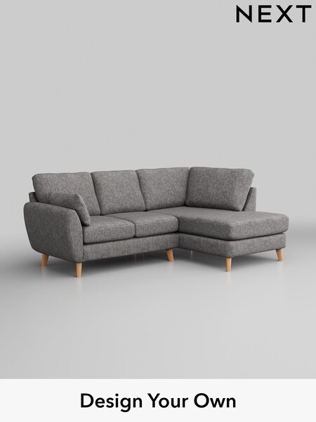 Chunky Boucle Easy Clean/Light Grey Wilson (H34241) | £1,599
