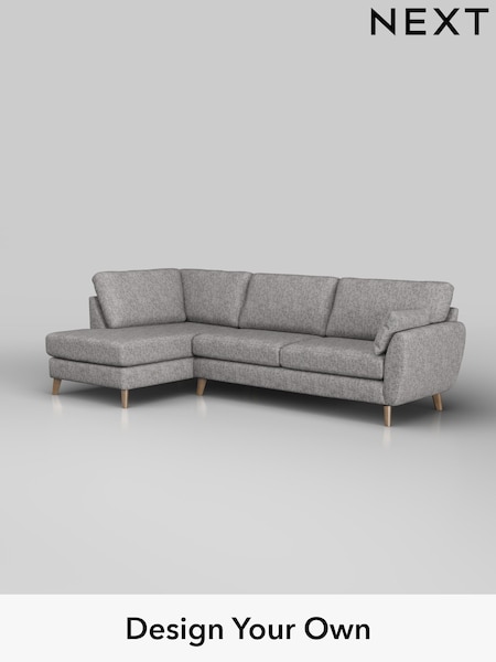 Chunky Boucle Easy Clean/Light Grey Wilson (H34241) | £1,699