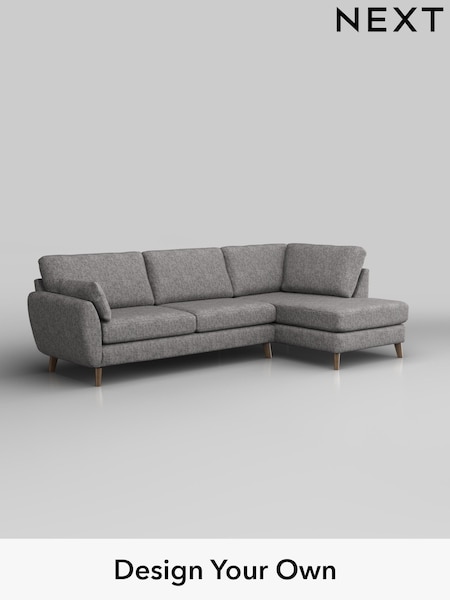 Chunky Boucle Easy Clean/Light Grey Wilson (H34241) | £1,699