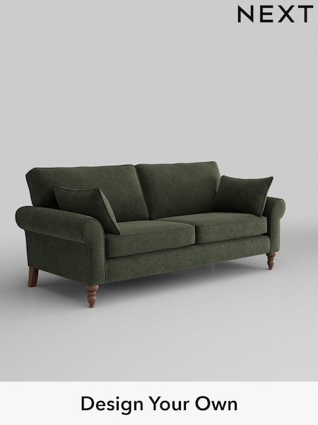 Boucle Chenille/Dark Moss Green Mallory (H34263) | £999