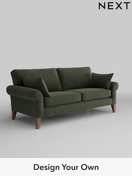 Boucle Chenille/Dark Moss Green Mallory (H34263) | £999