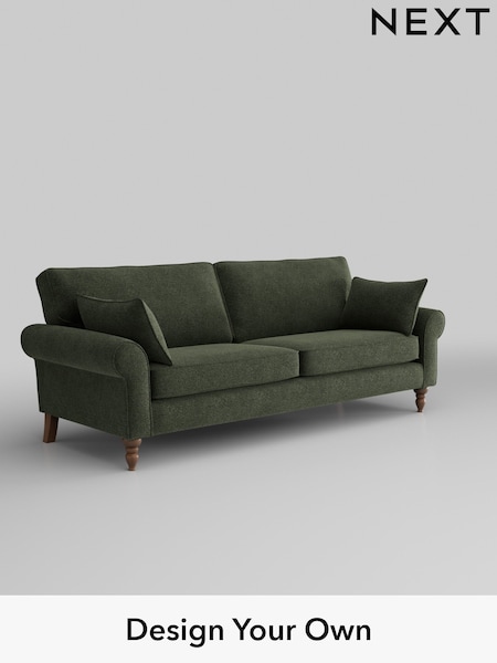 Boucle Chenille/Dark Moss Green Mallory (H34263) | £1,099