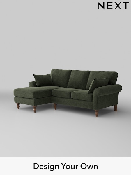 Boucle Chenille/Dark Moss Green Mallory (H34263) | £1,475