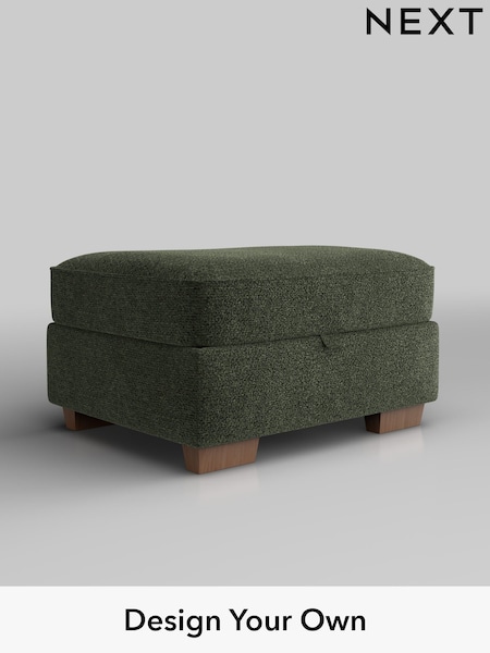 Boucle Chenille/Dark Moss Green Hayden Buttoned Back (H34269) | £499