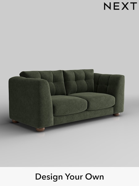 Boucle Chenille/Dark Moss Green Jasmine (H34270) | £1,375