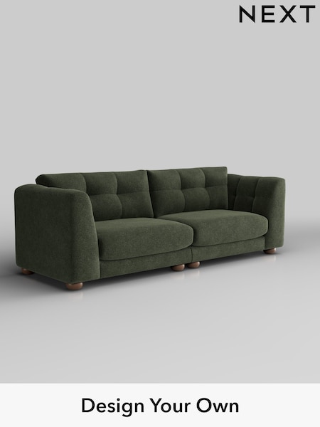 Boucle Chenille/Dark Moss Green Jasmine (H34270) | £1,575