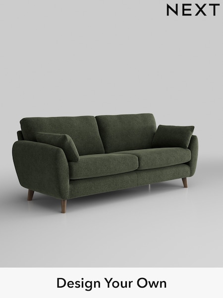 Boucle Chenille/Dark Moss Green Wilson (H34271) | £1,099