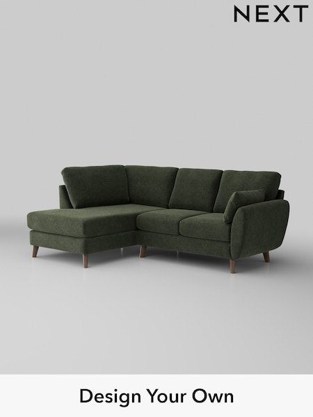 Boucle Chenille/Dark Moss Green Wilson (H34271) | £1,599
