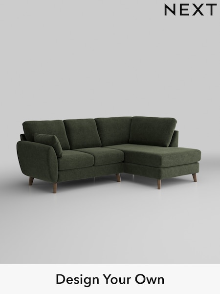 Boucle Chenille/Dark Moss Green Wilson (H34271) | £1,599