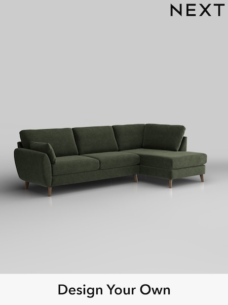 Boucle Chenille/Dark Moss Green Wilson (H34271) | £1,699