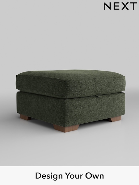 Boucle Chenille/Dark Moss Green Stamford Highback (H34272) | £499