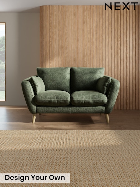 Boucle Chenille/Dark Moss Green Orlo Relaxed Sit (H34273) | £999