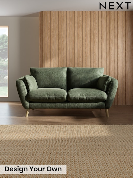 Boucle Chenille/Dark Moss Green Orlo Relaxed Sit (H34273) | £1,099