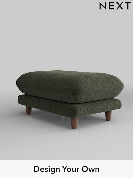 Boucle Chenille/Dark Moss Green Odella (H34276) | £425