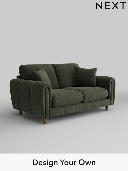 Boucle Chenille/Dark Moss Green Odella (H34276) | £1,275