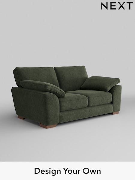 Boucle Chenille/Dark Moss Green Stamford Grand Relaxed Sit (H34277) | £1,625
