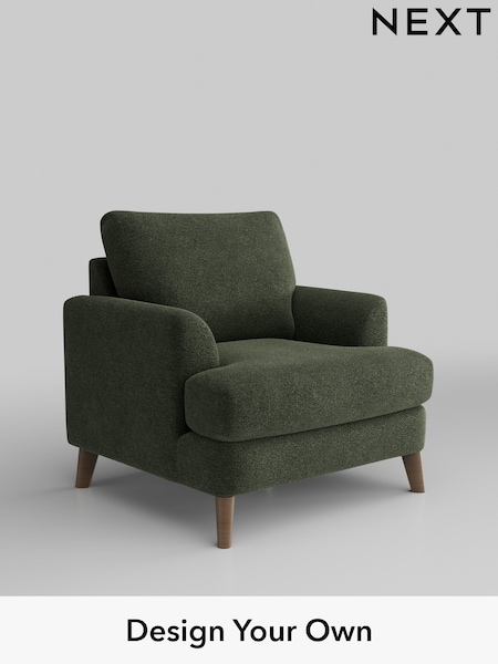 Boucle Chenille/Dark Moss Green Parker (H34278) | £875