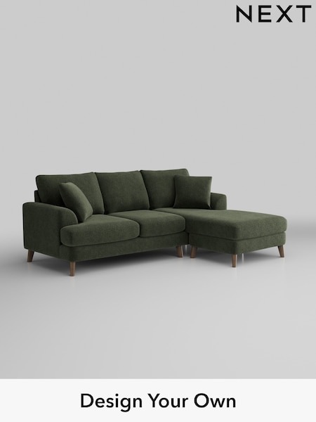 Boucle Chenille/Dark Moss Green Parker (H34278) | £1,775