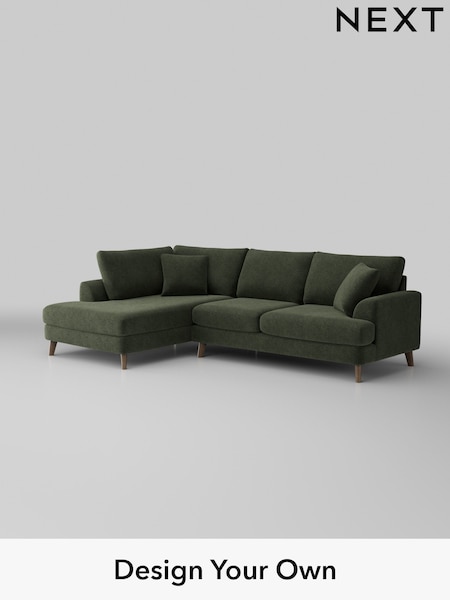 Boucle Chenille/Dark Moss Green Parker (H34278) | £2,250