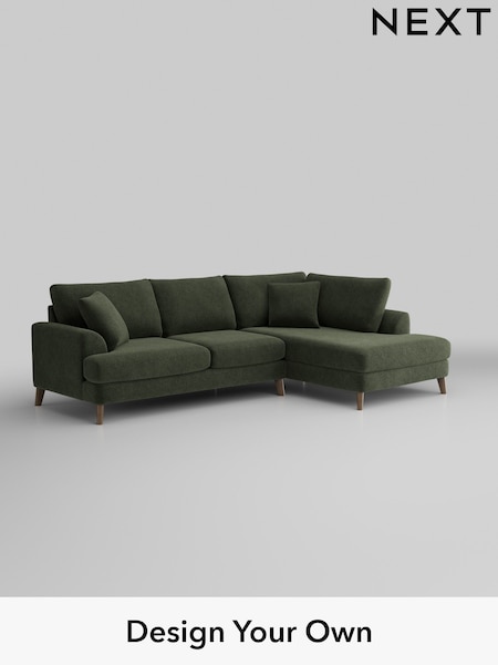 Boucle Chenille/Dark Moss Green Parker (H34278) | £2,250
