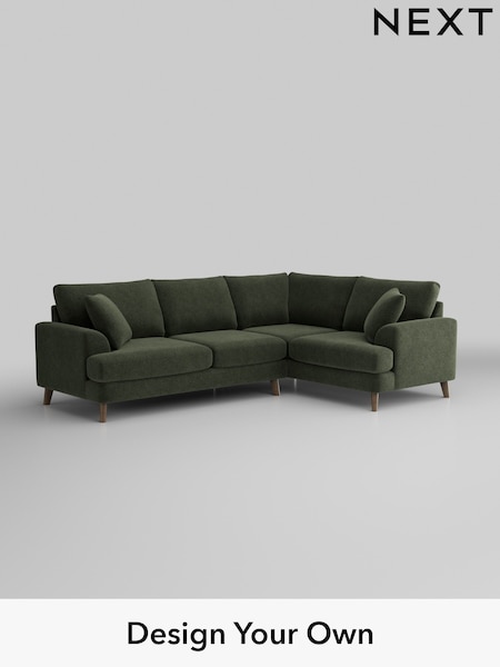 Boucle Chenille/Dark Moss Green Parker (H34278) | £2,325