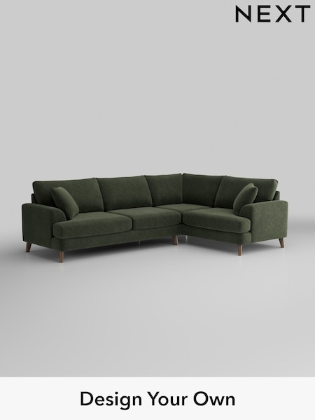 Boucle Chenille/Dark Moss Green Parker (H34278) | £2,425