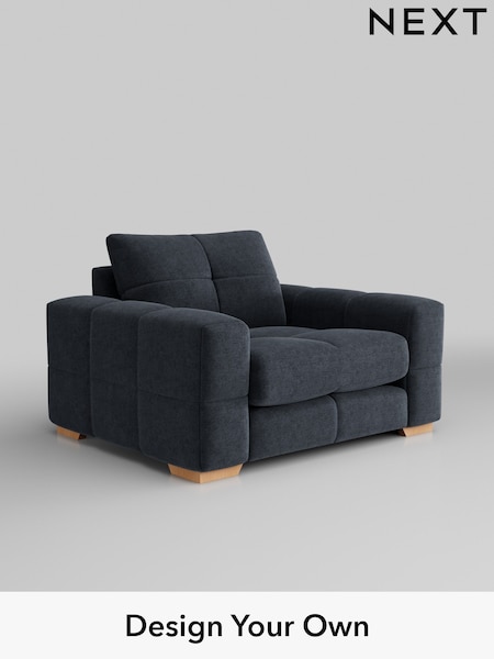 Boucle Chenille/Dark Slate Blue Brooke Deep Sit (H34280) | £1,325