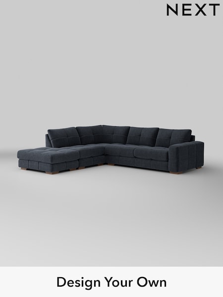 Boucle Chenille/Dark Slate Blue Brooke Deep Sit (H34280) | £2,825