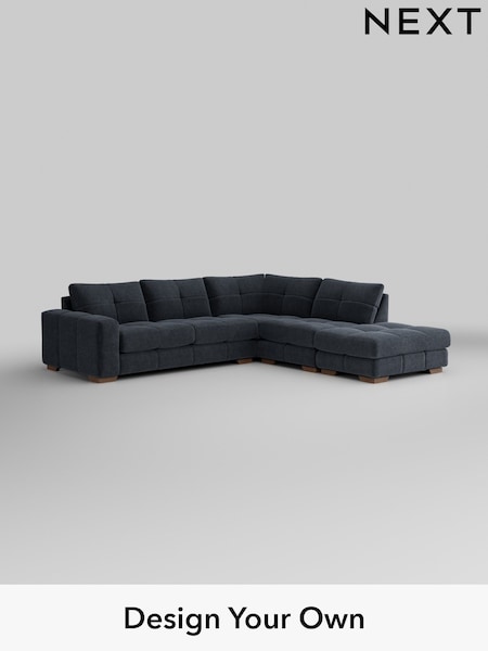 Boucle Chenille/Dark Slate Blue Brooke Deep Sit (H34280) | £2,825