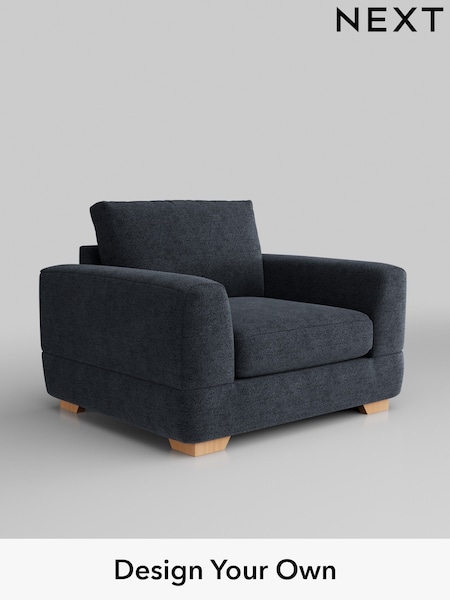 Boucle Chenille/Dark Slate Blue Clayton (H34283) | £850