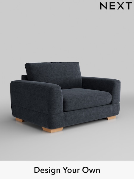 Boucle Chenille/Dark Slate Blue Clayton (H34283) | £950