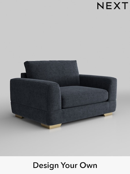 Boucle Chenille/Dark Slate Blue Clayton (H34283) | £950