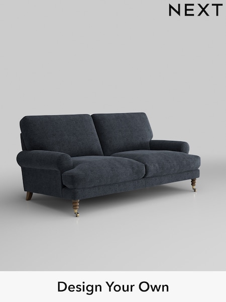 Boucle Chenille/Dark Slate Blue Erin Deep Relaxed Sit (H34284) | £1,275