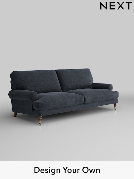 Boucle Chenille/Dark Slate Blue Erin Deep Relaxed Sit (H34284) | £1,375