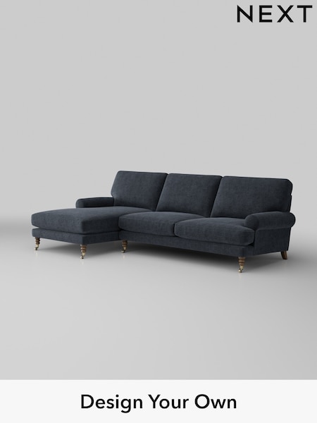 Boucle Chenille/Dark Slate Blue Erin Deep Relaxed Sit (H34284) | £1,975