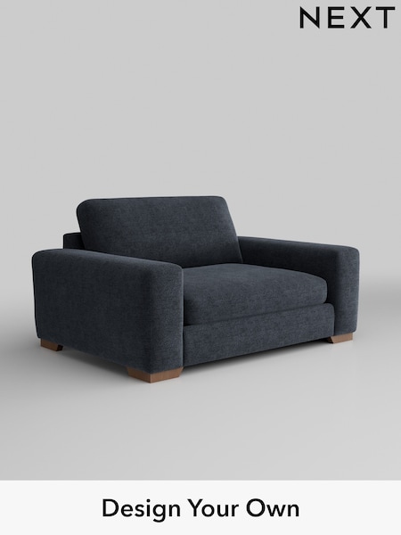Boucle Chenille/Dark Slate Blue Houghton Deep Sit (H34288) | £1,175