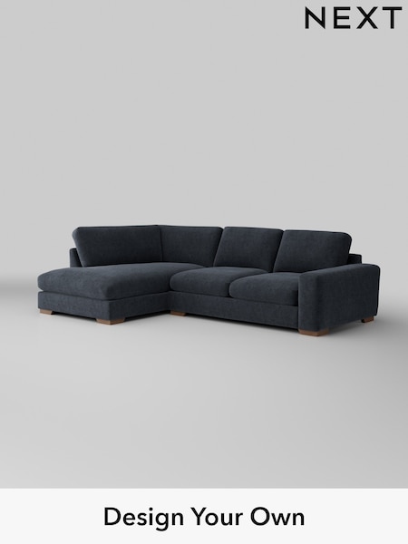Boucle Chenille/Dark Slate Blue Houghton Deep Sit (H34288) | £2,199