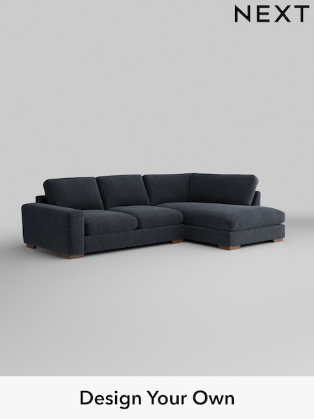 Boucle Chenille/Dark Slate Blue Houghton Deep Sit (H34288) | £2,199