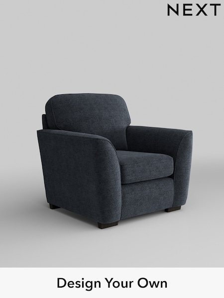 Boucle Chenille/Dark Slate Blue Malvern (H34289) | £625
