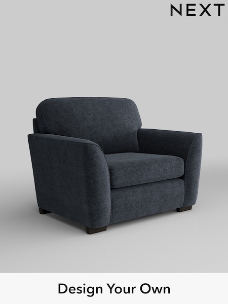 Boucle Chenille/Dark Slate Blue Malvern (H34289) | £725
