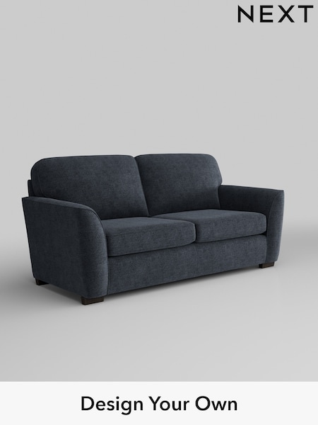 Boucle Chenille/Dark Slate Blue Malvern (H34289) | £1,075