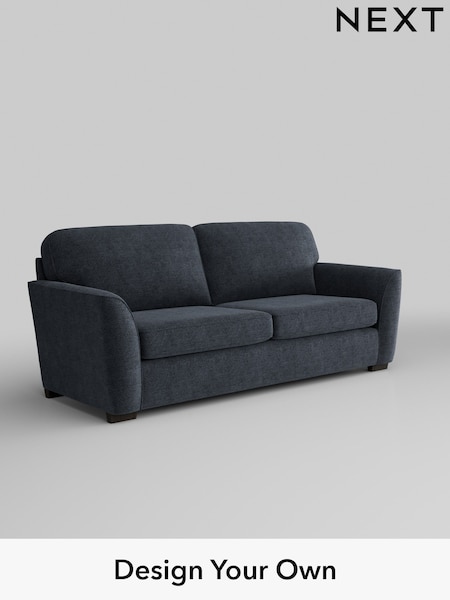 Boucle Chenille/Dark Slate Blue Malvern (H34289) | £1,175